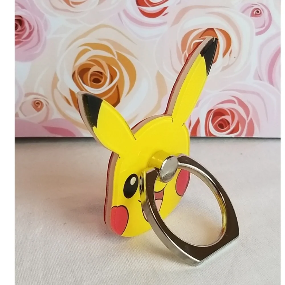 Pikachu Phone Ring Grip Holder Kickstand Electric Pokemon New
